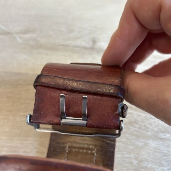 Vintage Fossil Chronograph Watch Leather Cuff Band Repair Lot AS-IS Scratch - Picture 7 of 12